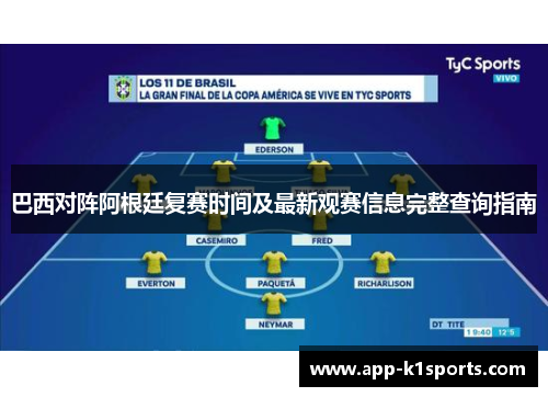 巴西对阵阿根廷复赛时间及最新观赛信息完整查询指南