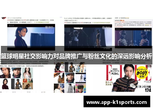 篮球明星社交影响力对品牌推广与粉丝文化的深远影响分析