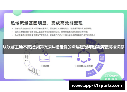 从联赛主场不败纪录解析球队稳定性的深层逻辑与趋势演变规律洞察 从联赛主场不败纪录解析球队稳定性的深层逻辑与趋势演变规律洞察